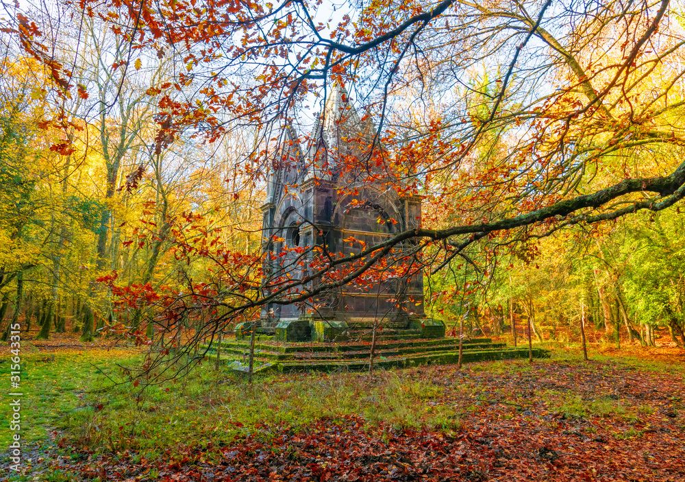 The chapel in the enchanted forest of Sasseto