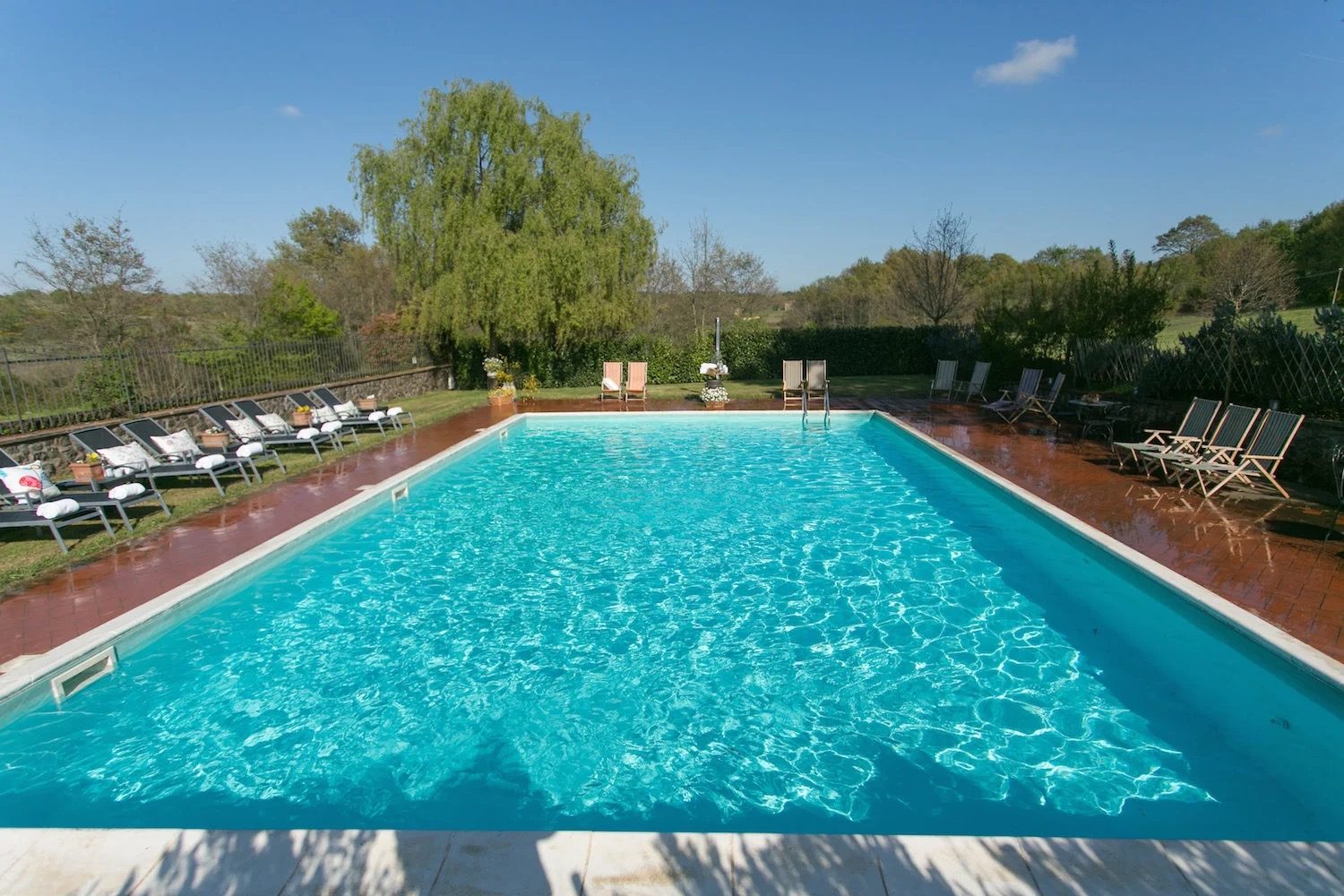 Pool at midday