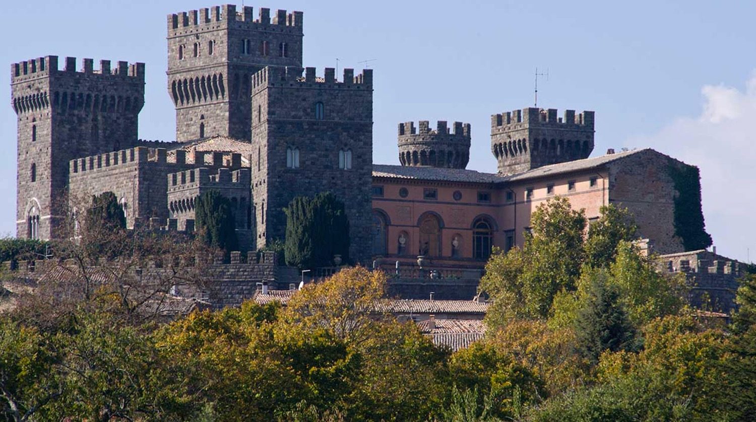 Nearby castle of Torre Alfina